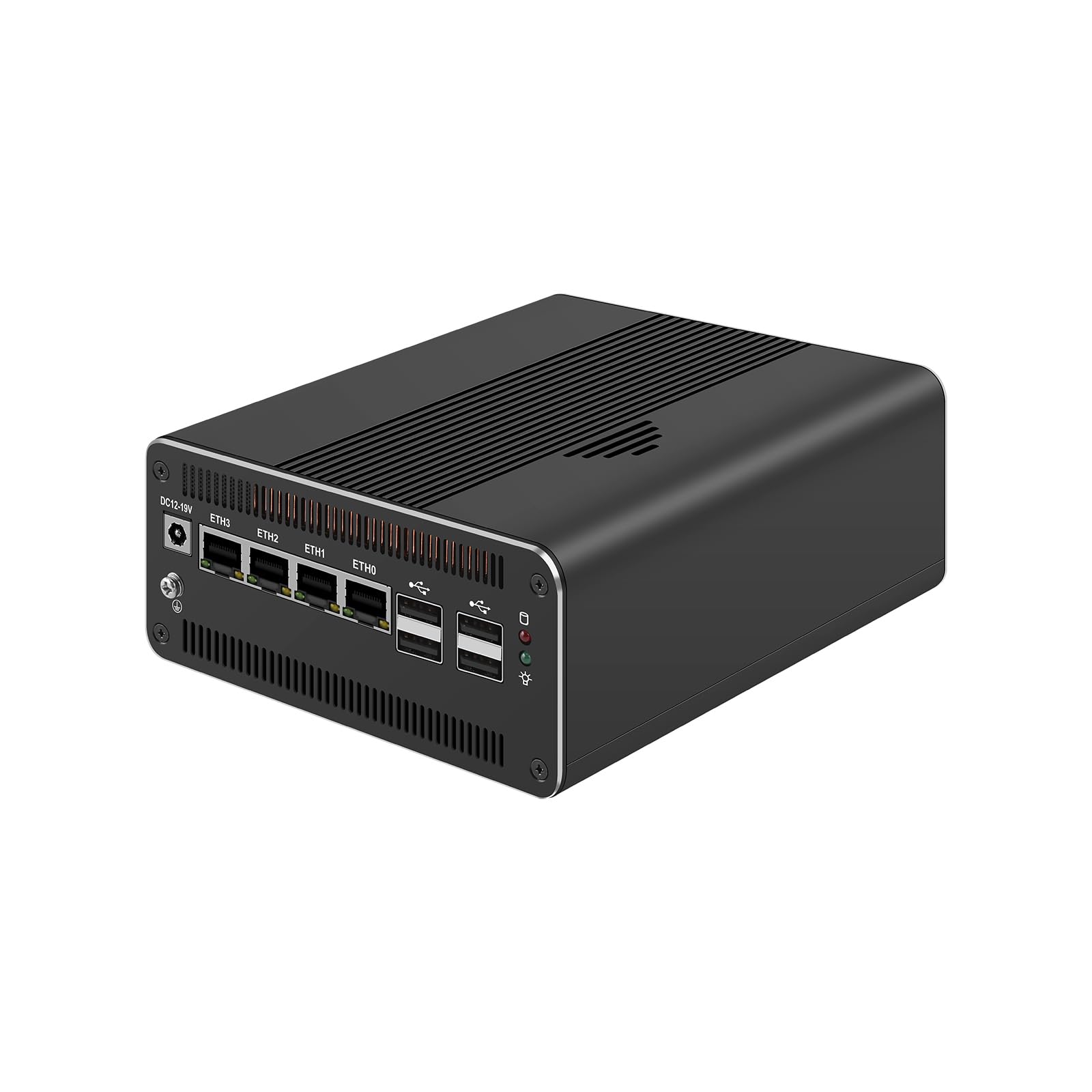 Micro Firewall Appliance, Mini PC, PFSense, Mikrotik, OPNsense, VPN, Router PC, Ultra 7 Processor 155H, RJ69, 4 x 2.5GbE I226-V, Type-C USB4, TF, DP, HDMI, 96G RAM, 1TB SSD