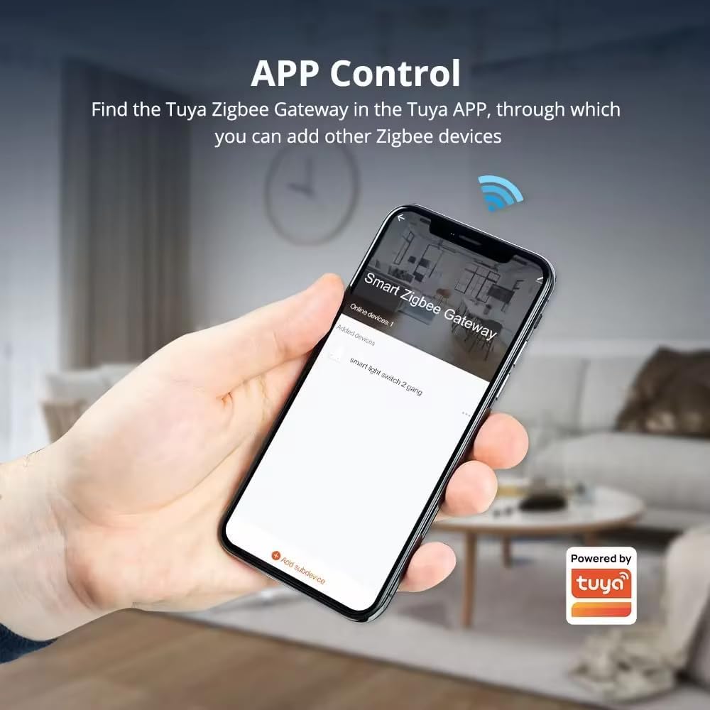 BENEXMART ZigBee Hub / bramka przewodowa, pilot zdalnego sterowania WiFi Smart Home Bridge, Zigbee Hub inteligentne łączenie, inteligentne urządzenia, asystent Google, sterowanie głosowe, praca z