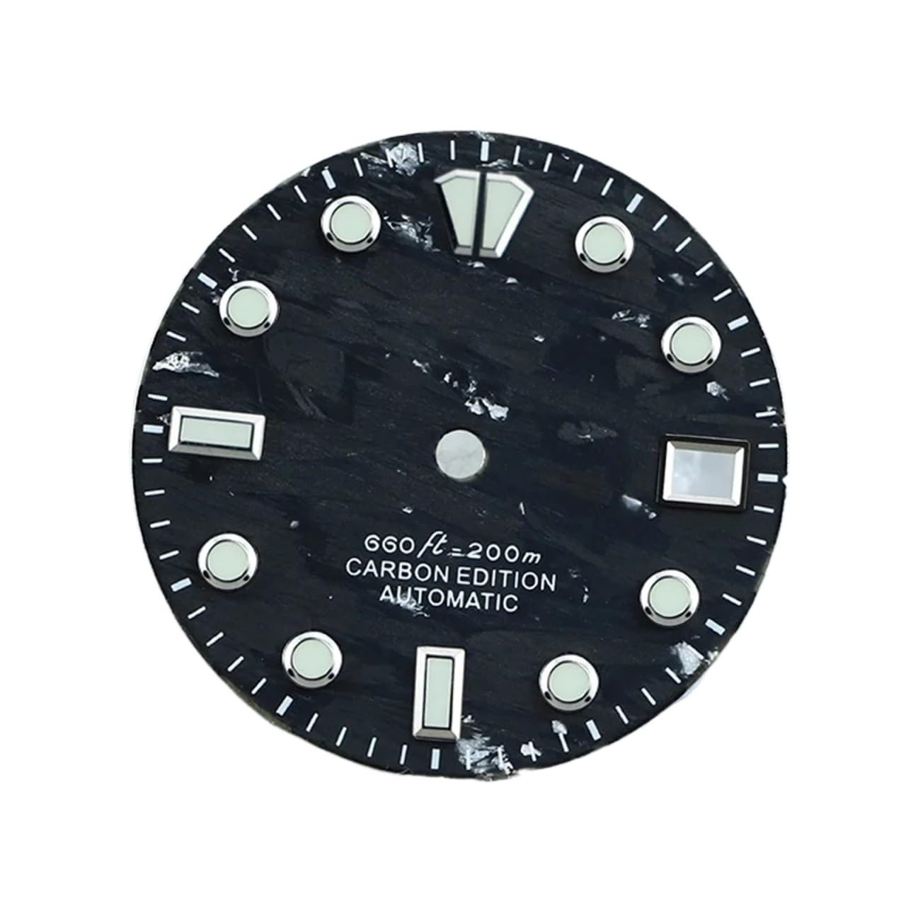Cadran en fibre de carbone 28.5mm NH35 pour remplacer votre cadran d'origine