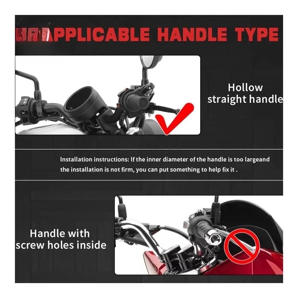 Per Ho&nda CBR 125 150 250 300 400 500 600 650 900 929 954 1000 1100 R RR Terminali Manubrio Manopole Tappi Manubrio Per Moto Manubrio Blocco Tappos