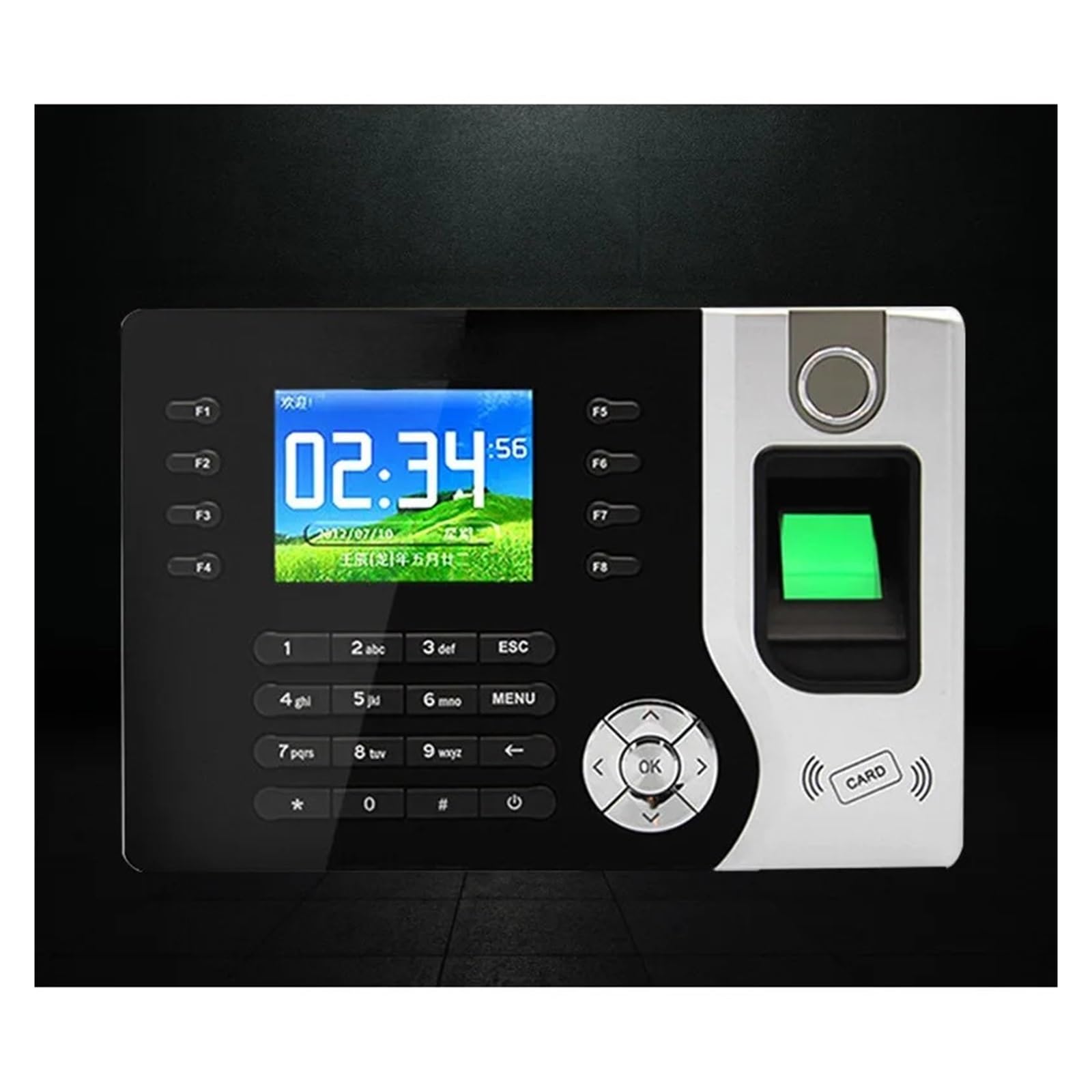 Pointeuse Système De Pointage Biométrique Intelligent Par Empreinte Digitale Et RFID (enregistreur Présence Des Employés)