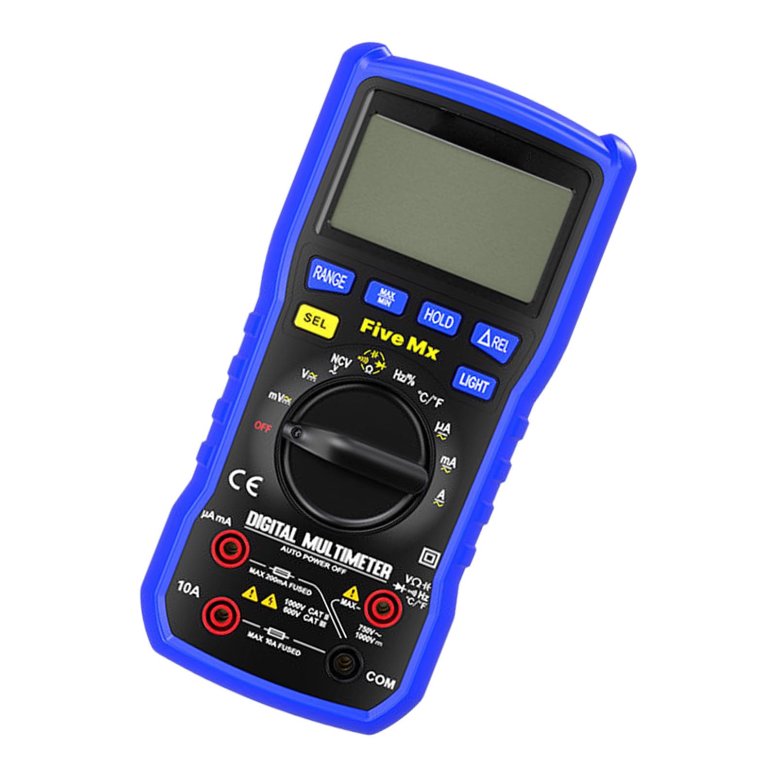 fexxkg 4.5Digit Digital Multimeter With 20000Counts Resolution For Accurate Resistance Current Temperature Measurement