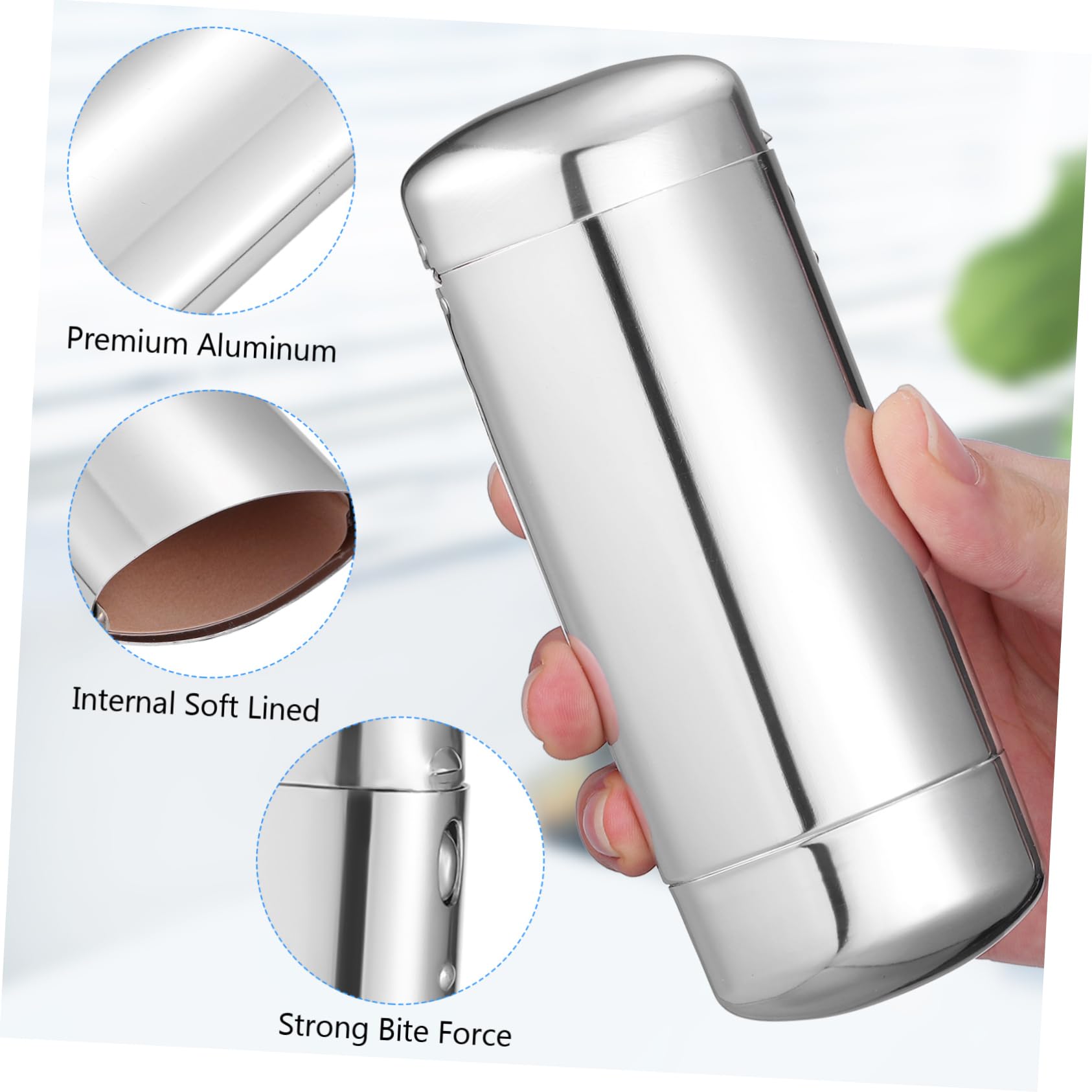 CALLARON 5pezzi Custodia Per Occhiali Alluminio Elegante e Resistente Organizer Per Sole e Occhiali Design Semplice e Pratico