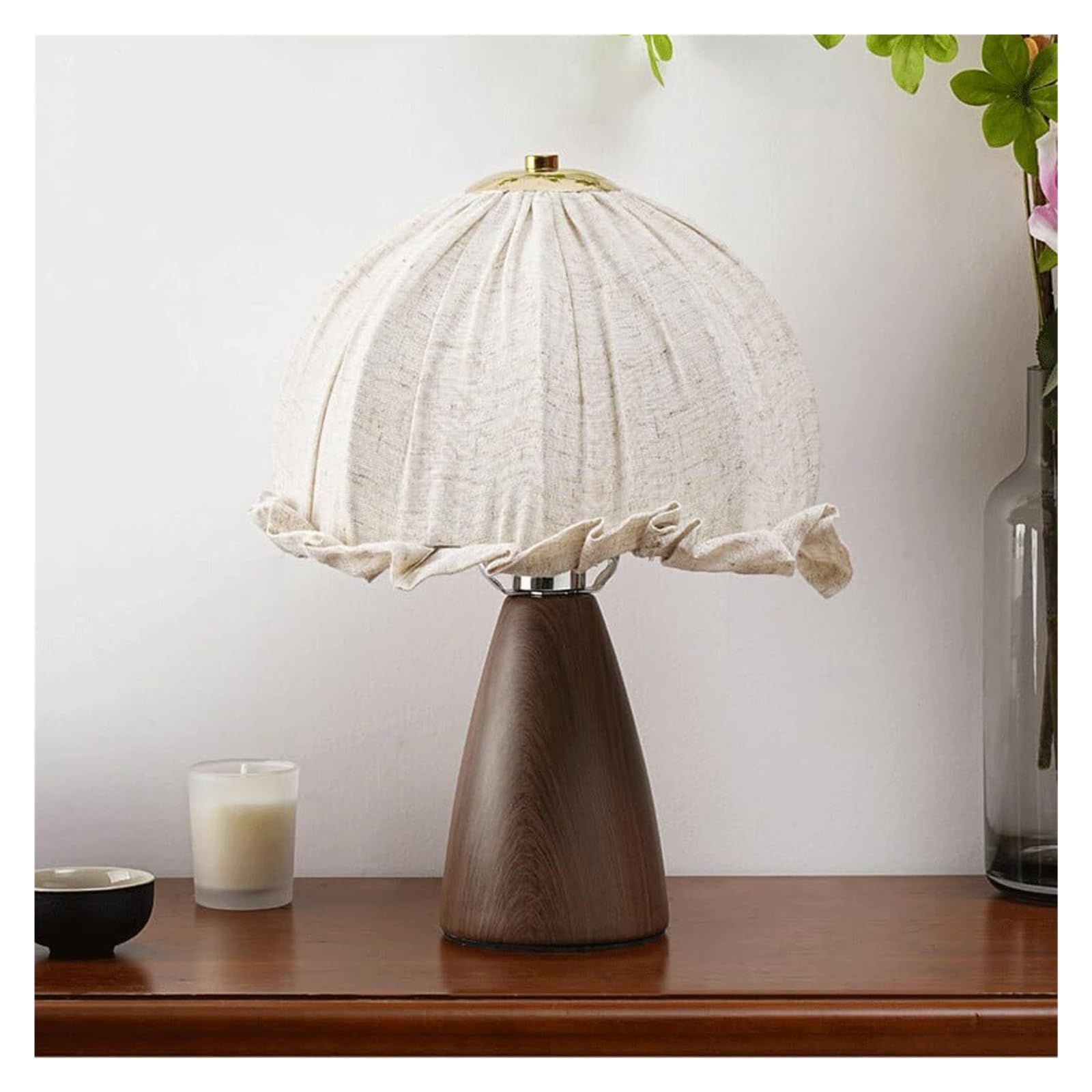 Ceramiczna lampa nocna w stylu vintage, ciepła romantyczna wiejska lampa stołowa, salon, gabinet, pokój hotelowy oprawa oświetleniowa lampa biurkowa