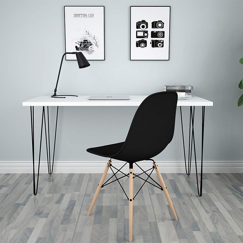 Hairpin Poten | Tafelpoten | 71 cm | 12 mm Dikte | Haarspeld | Set van 4 | Set Poten voor Tafel Renovatie | Zwart (71cm