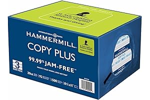 Hammermill Copy Plus Paper for Fax Laser and Inkjet Printer, 8.5 x 11 Letter