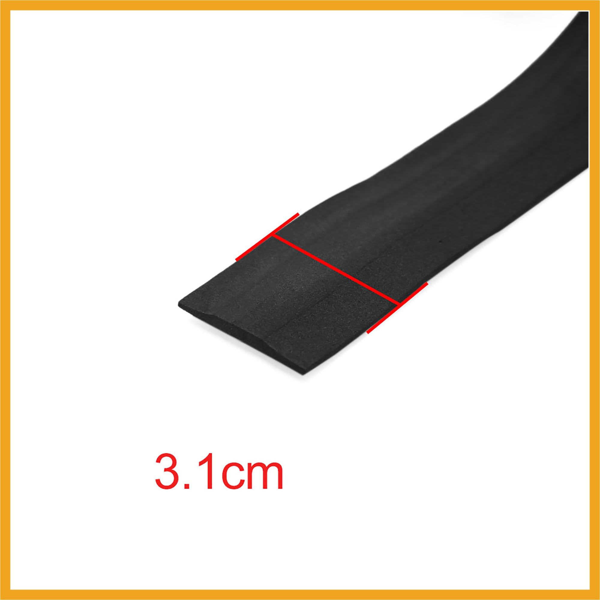 Partuto 2pcs Black Foam Anti Slip Handlebar Tape Bar Grip Wrap for Bike Replacement - Image 3