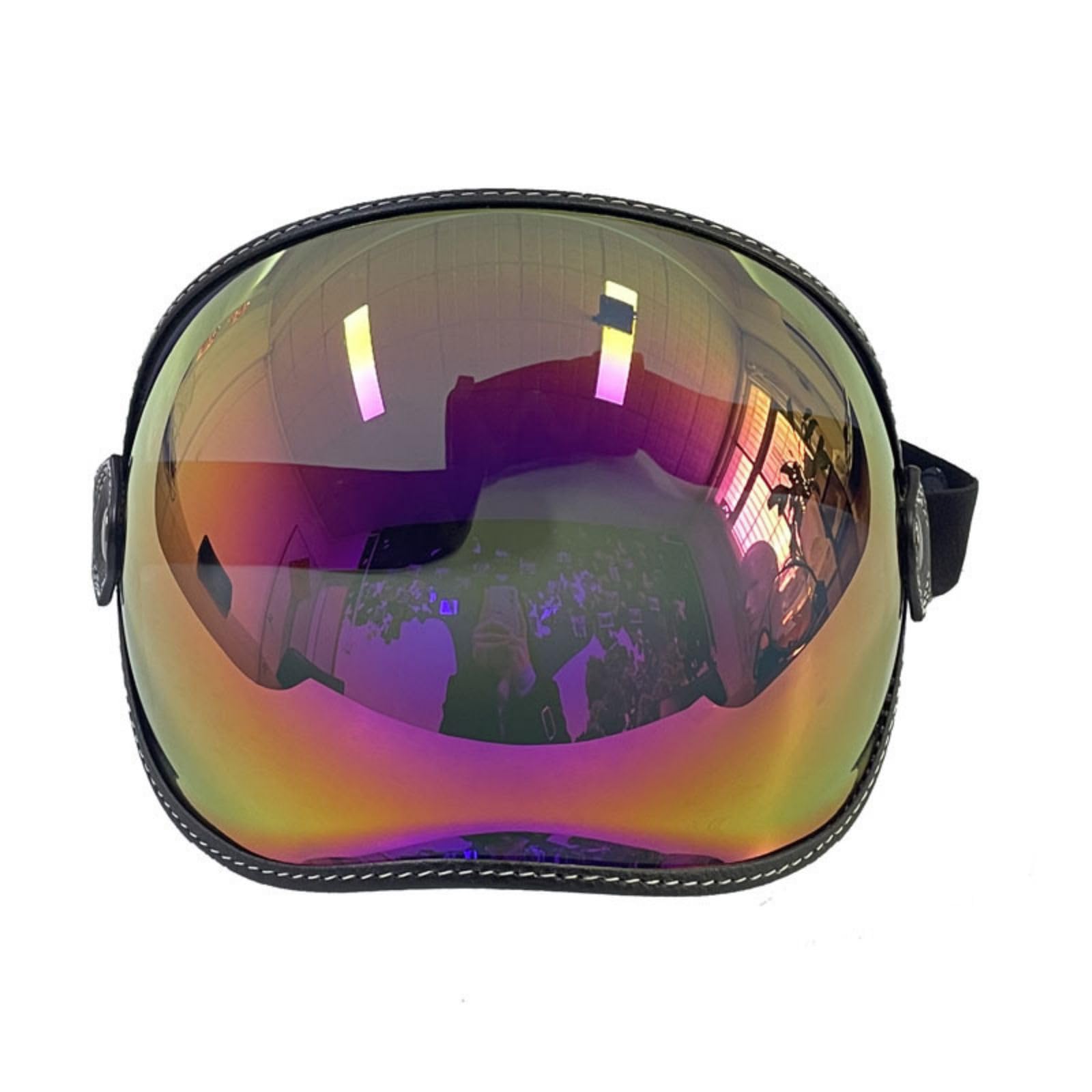 Antigraffio Caschi Occhiali di Protezione Caschi Scudo Lenti Bolle Antivento Lente Aperta Casco Viso Obiettivo