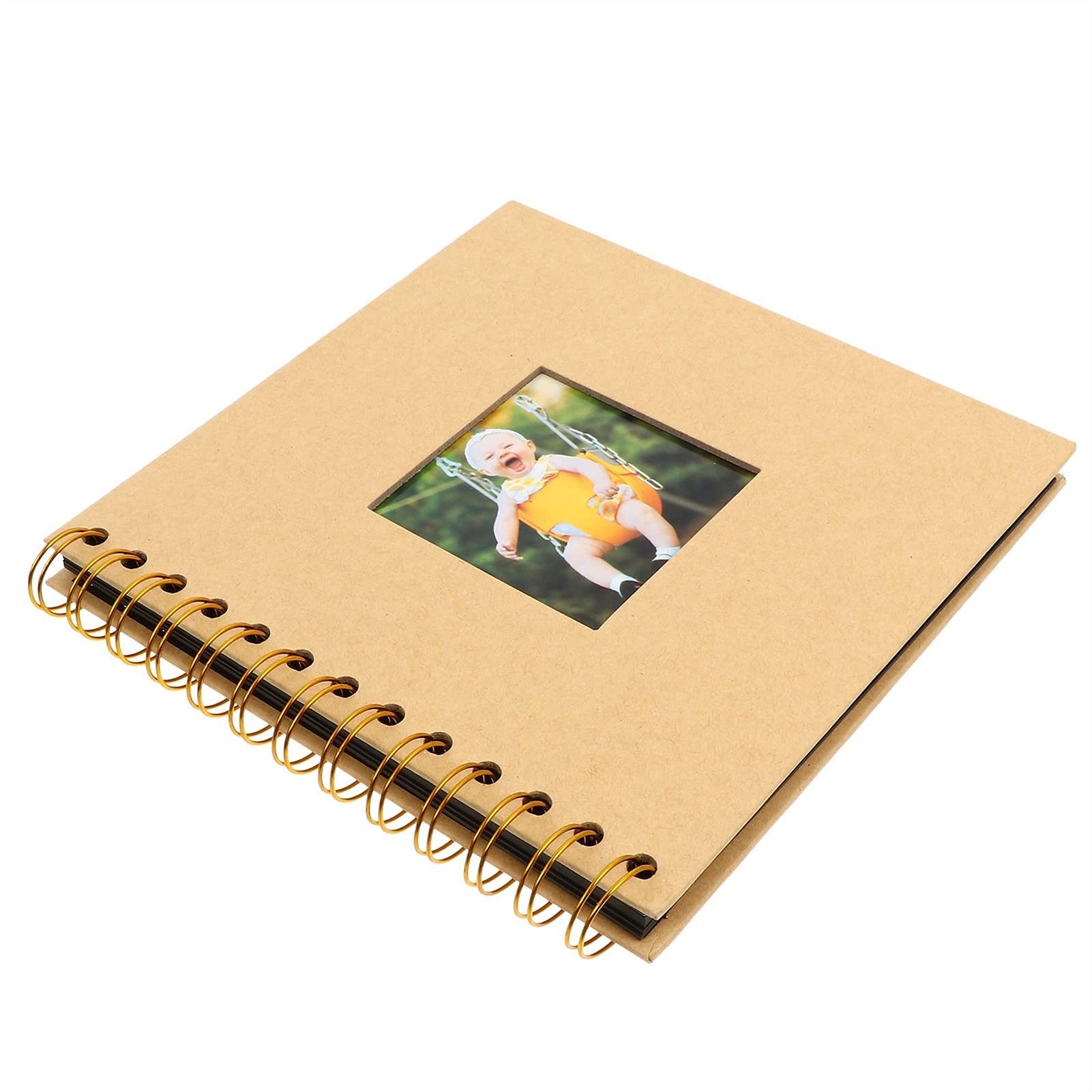 Álbum de fotos Creative Photo Album Página Scrapbook Photo Album Memory Book Libro de visitas 20 Páginas for Aniversario Boda Viajar Baby Shower, etc. Album Fotos (Color : Negro)