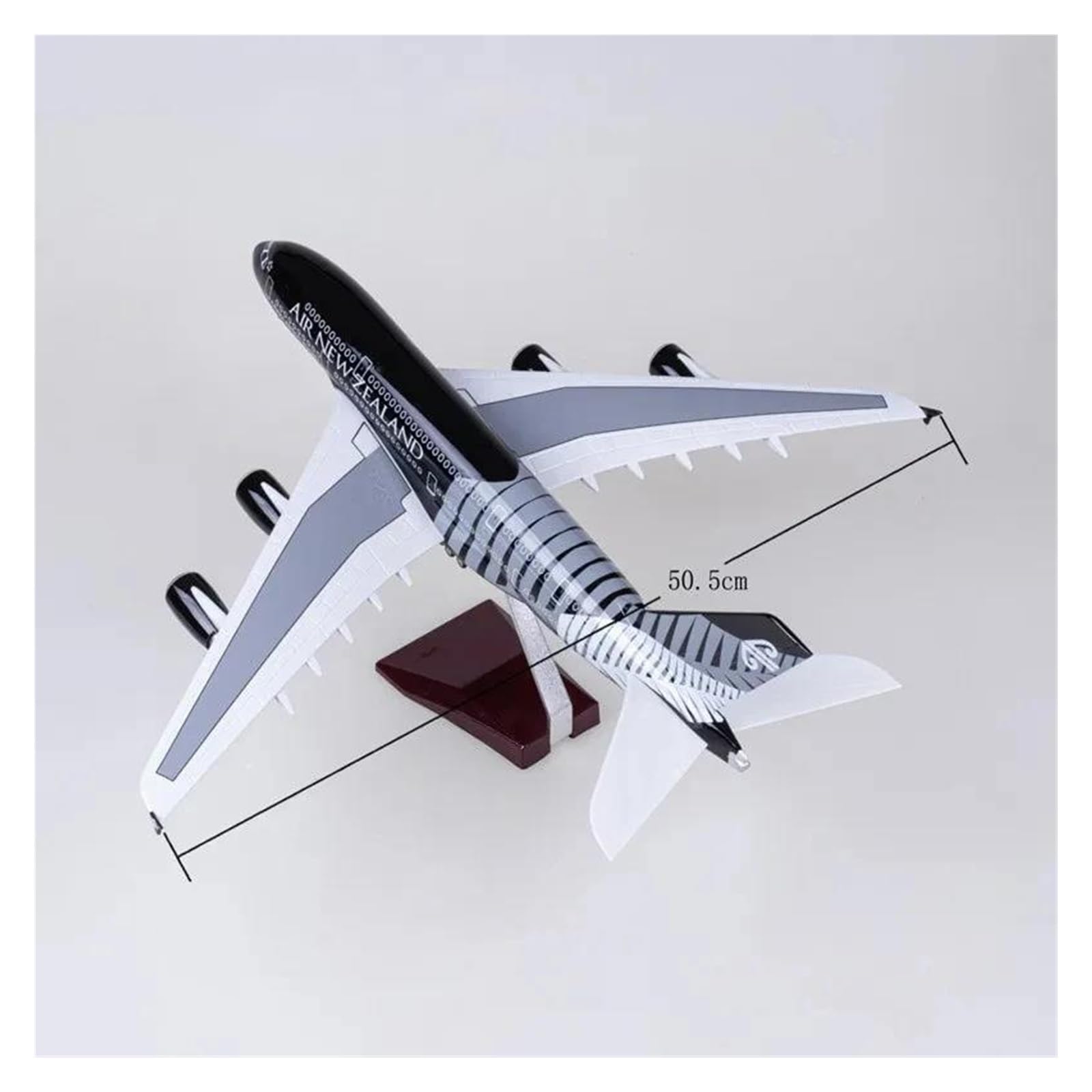 ZXLIHS Aereo in Metallo pressofuso Scala 1:160 per A380 Nuova Zelanda Airbus Collezione di aeroplani Display Modello di Aeroplano Visualizzazione statica Aerei Modello di Aeroplano per Raccolta ed