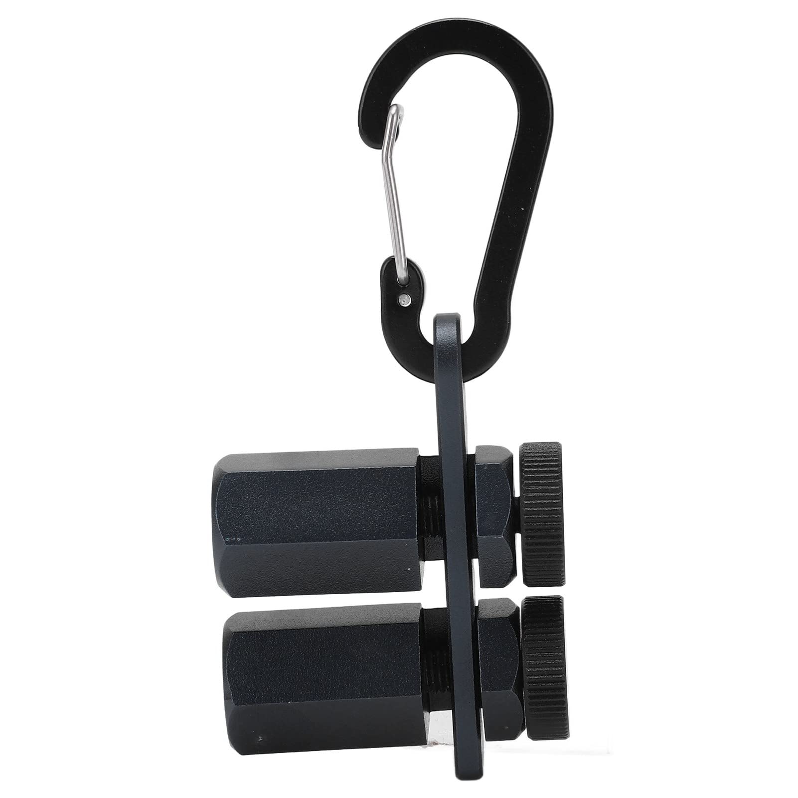 Cocoarm Wskaźnik Schodów do Kątownika Ciesielskiego, Stop Aluminium, Sześciokątny Płaski z śrubą motylkową. (BLACK)