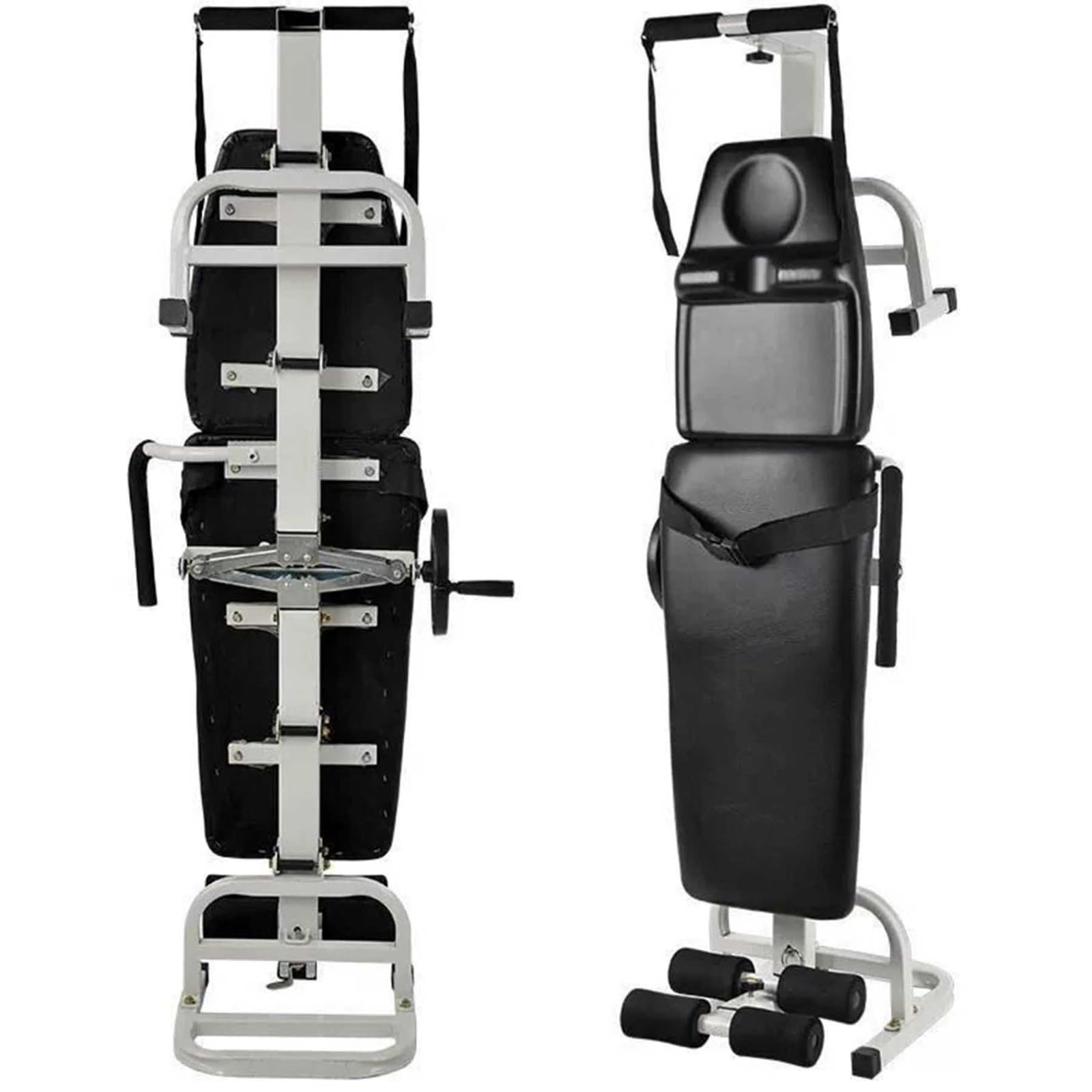 Cama de Tracción Cervical y Lumbar Adecuado Hernias Discales y Dolores Cervicales Masaje Plegable Cama Corrector Óseo Dispositivo de Estiramiento Corporal A,36CM