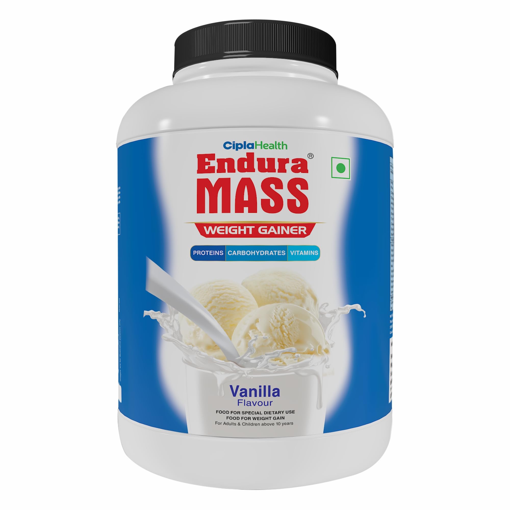 Endura Mass Weight Gainer (Vanilla, 3000g)