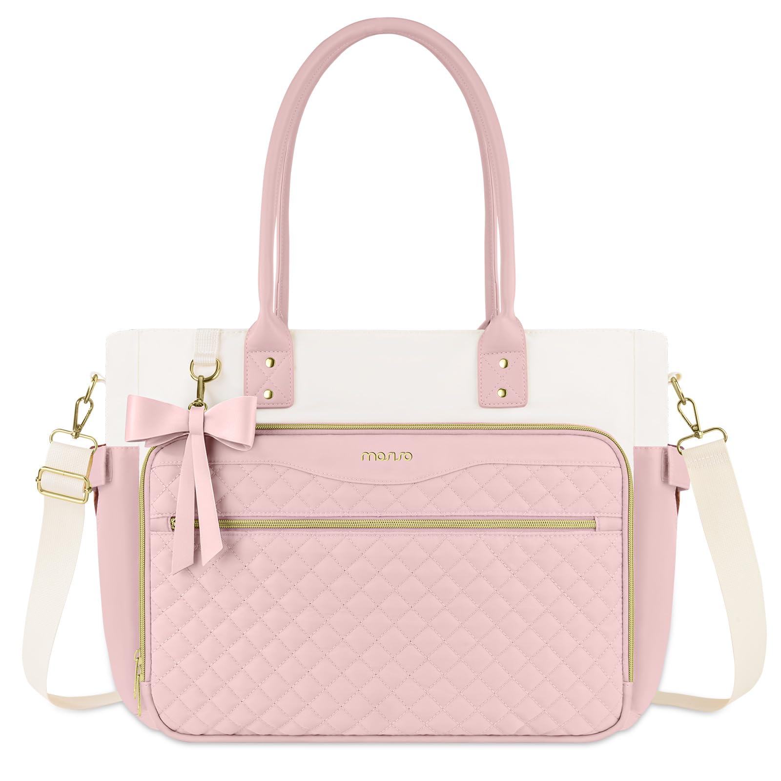 MOSISO Torby nauczycielskie dla kobiet, torba na ramię ze skóry PU 39.6 cm
