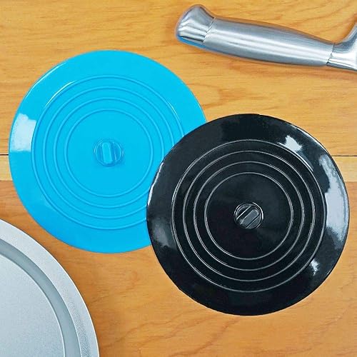 Miniatura 4 de Juego de tapones de drenaje de silicona para fregadero, paquete de 2 tapones extra anchos de 6 pulgadas para fregaderos de cocina, trituradores de