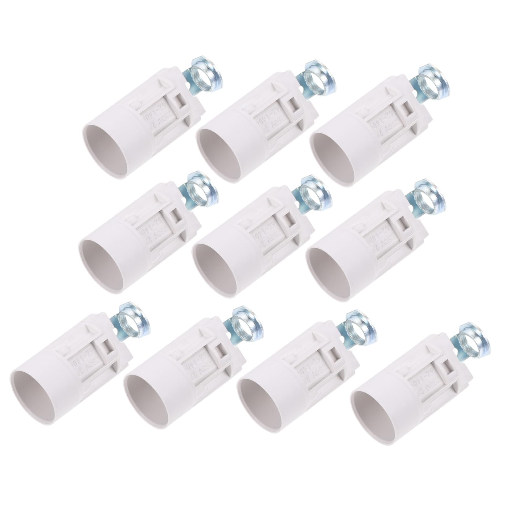 LALAFINA 10pcs Light Holder Candle Lamp Base Durable Bulb Holder for Crystal Lighting Fixtures Safe Practical Design for Home Decor and Event Lighting