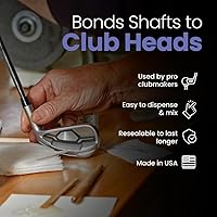 Vista 7 de Brampton PRO-FIX - Epoxi de golf de curado rápido, reparación de palos de golf individual, reparación de palos de golf de 10 minutos, epoxi de golf