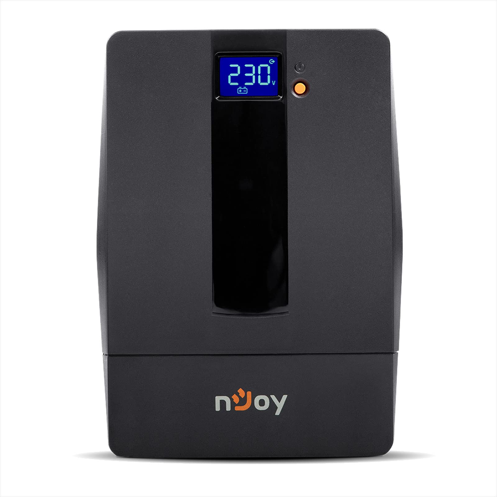nJoy Horus Plus 2000 VA, Grupo de continuidad Line Interactive UPS, 1200 W, Pantalla LCD, Pantalla Táctil, AVR, USB, 4 Salidas Shuko, Rj11 RJ45 in/out, 2 Baterías 12V 9Ah, 182 x 130 x 320 mm