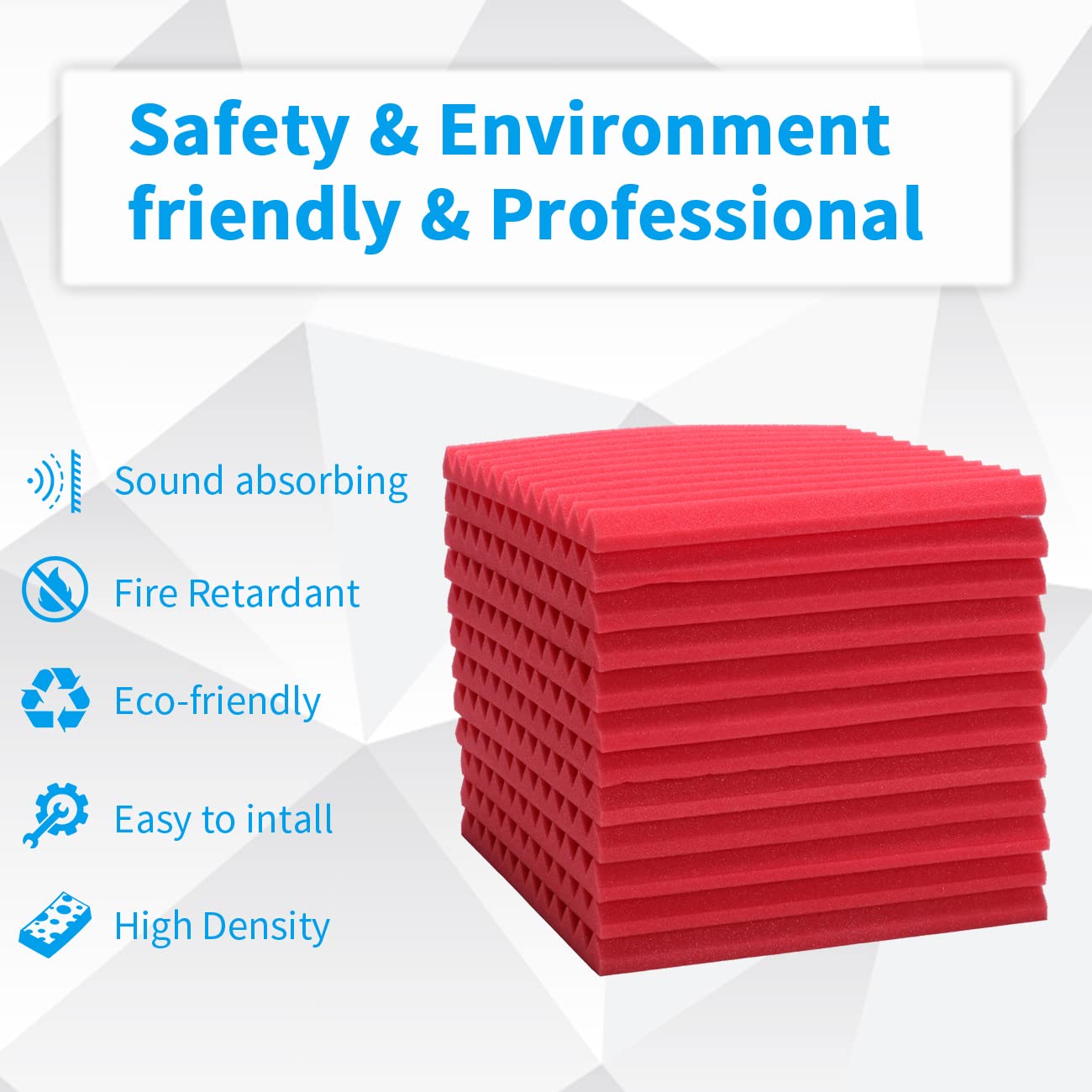 Akustikschaumstoff Noppenschaum - Schalldämmung Für Studio & Auto