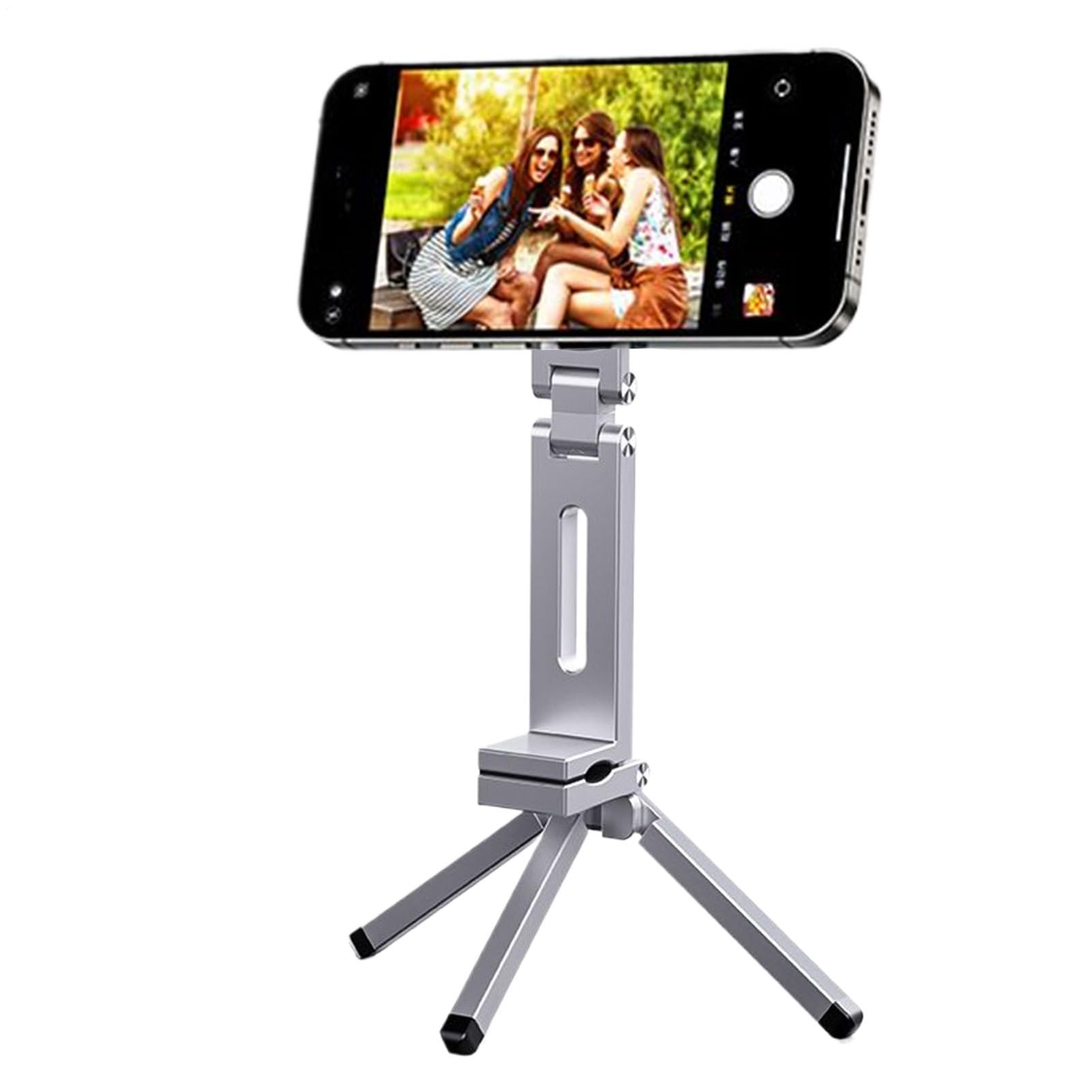 Treppiede Magnetico Per Telefono Supporto Regolabile Portatile per | Supporto Pieghevole Per Telefono Con Clip Magica Regolabile A 360° Per Viaggi, Palestra, Ufficio, Registrazione Video