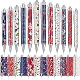 Sayglossy 24 Pcs Travel Souvenirs Pens New York City Souvenirs NYC Italy Travel Gift Texas Souvenir USA Themed Ballpoint Pens NYC City Gift for Office Traveler(Texas)