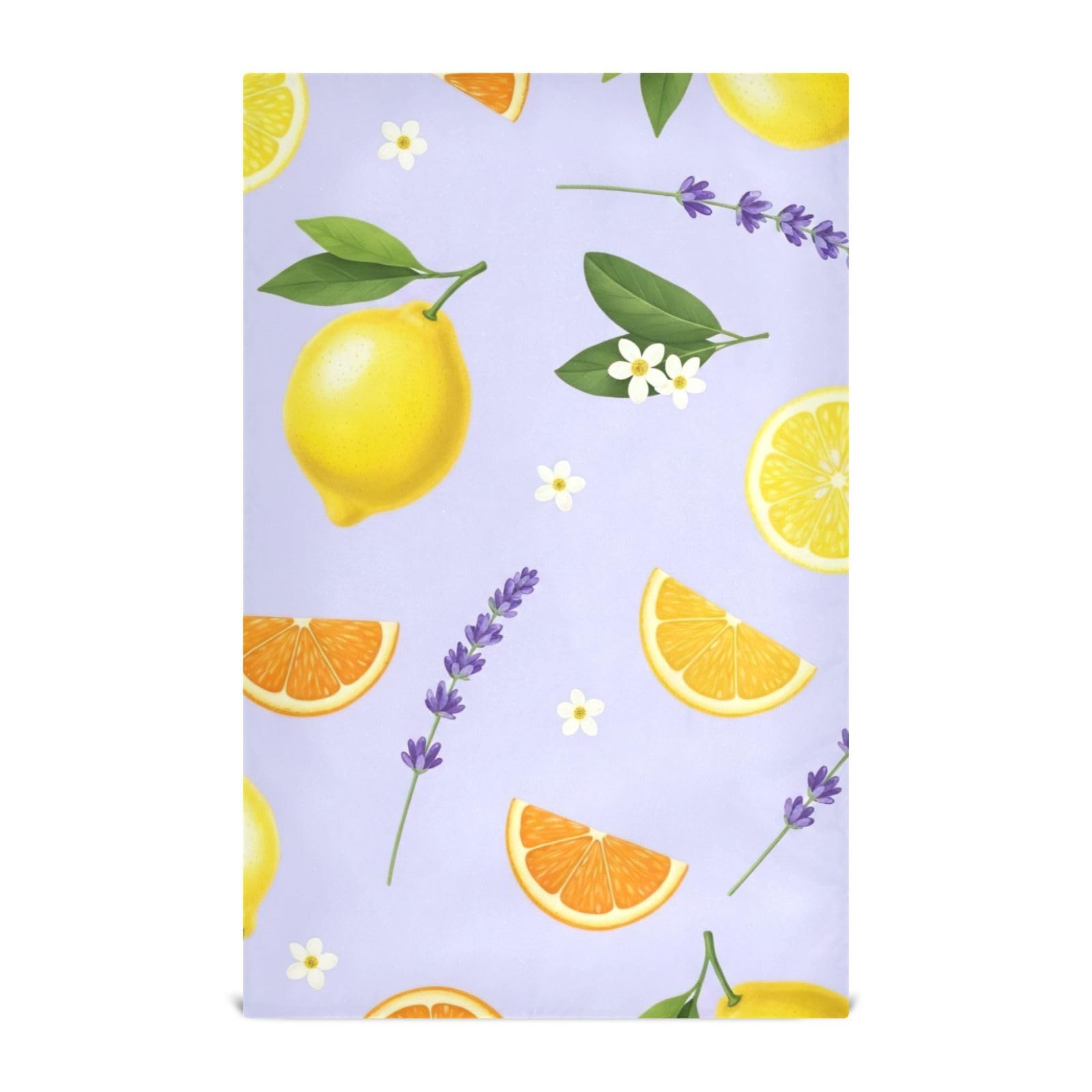 Torchon de séchage citrons pour une décoration de cuisine ensoleillée