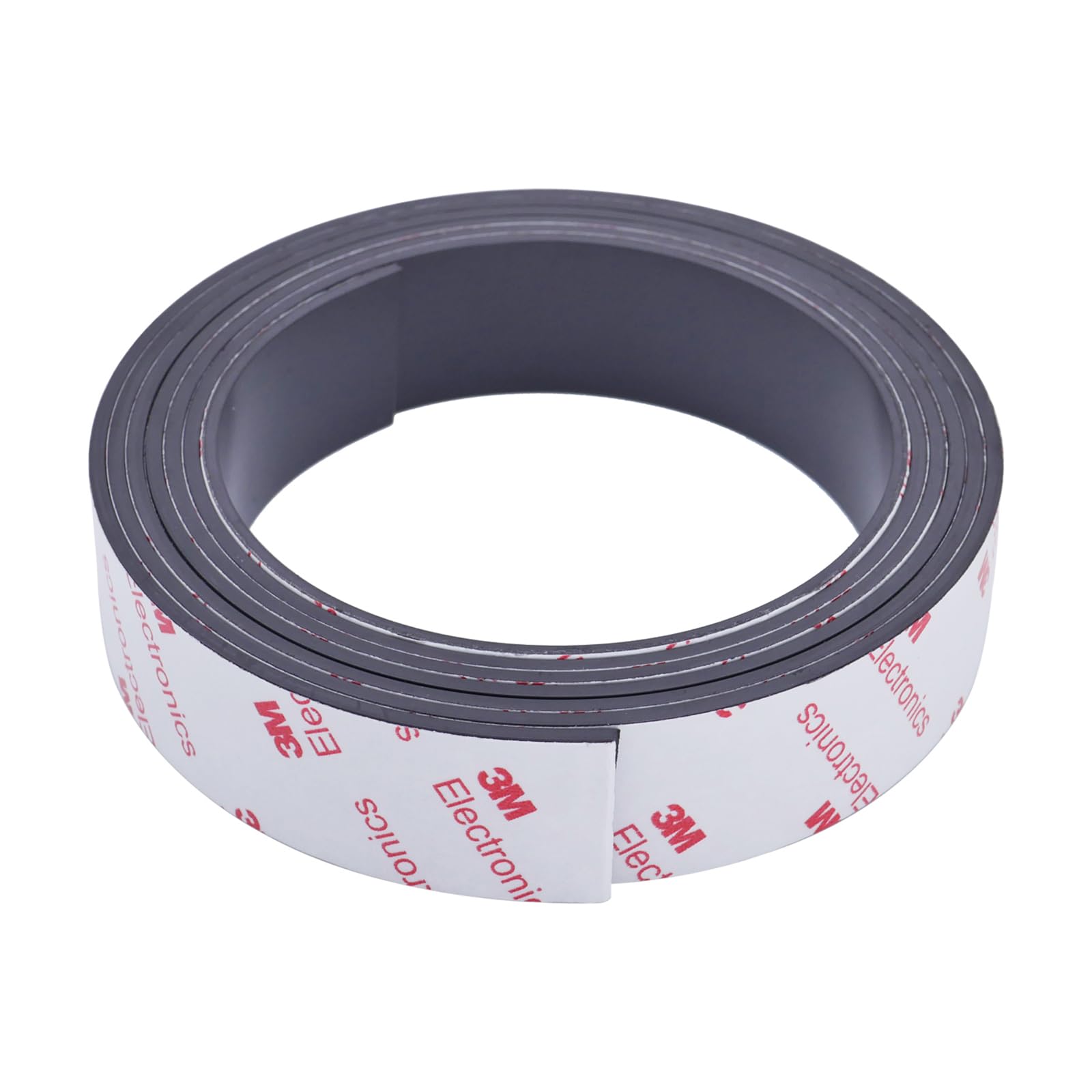 DBOO Flexible Magnetic Tape 1-Inch by 6-Feet Strong Adhesive Magnet Strip - Perfect for Fridge Organisation, Crafts & DIY Projects, White Board, Hanging & Organizing Light Objects
