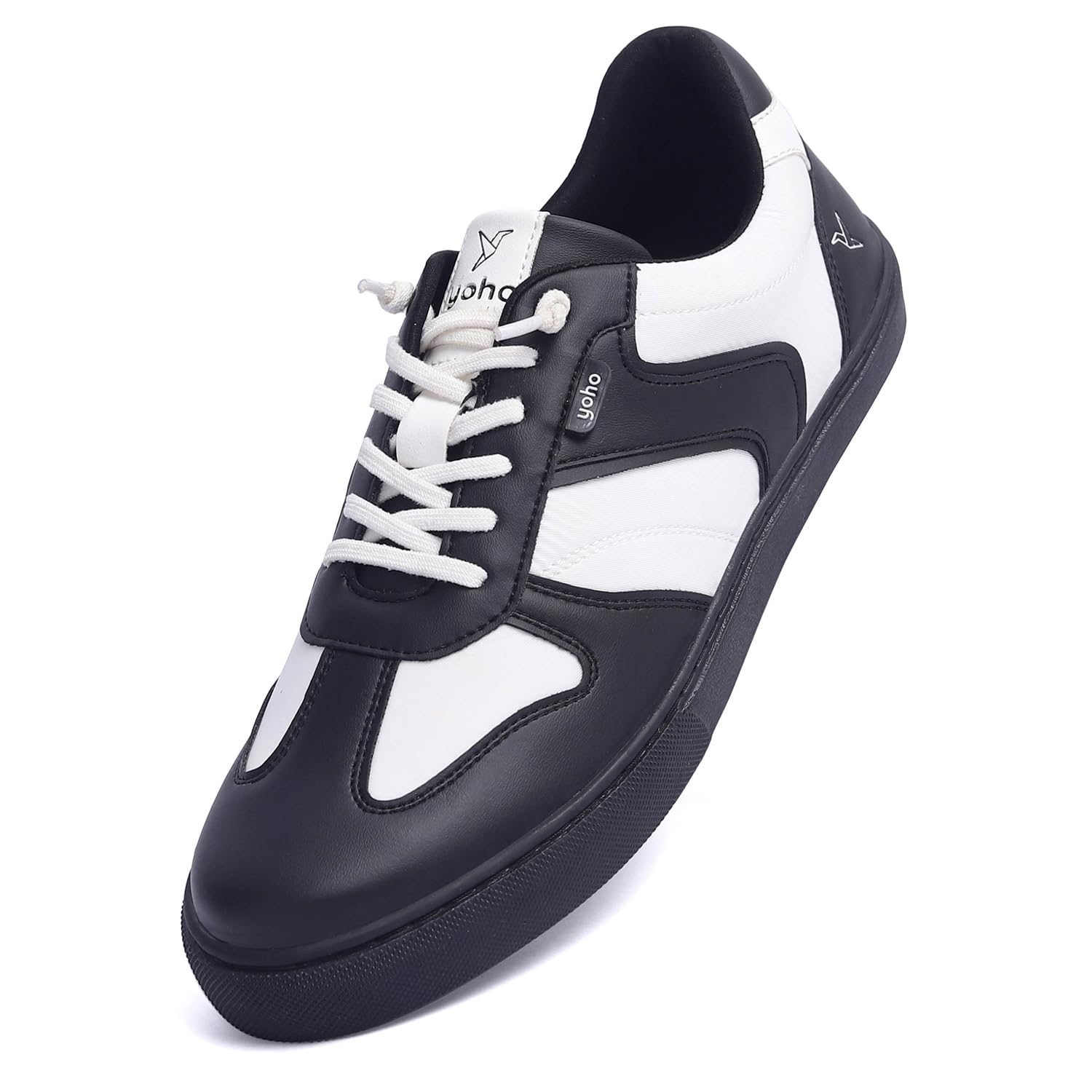 YOHO Stride Men’s Trendy Colour-Blocked Slip-On Sneakers (SoS) | Classic Black - UK 9 (B0D8LD8BQ5) Amazon Price History, Amazon Price Tracker