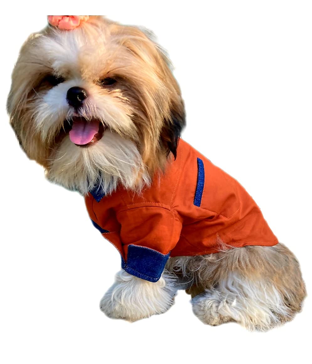 Oz International Dog Shirt with Collar | Pet Apparels for Puppy, Small Dogs & Cats|Cotton Interlocked Fabric Shirts (B09SVGS5Y9) Amazon Price History, Amazon Price Tracker