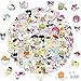 100pcs Sanrio Cartoon Stickers for Kids, Cute Hellokitty Kuromi Mymelody Stickers for Teen Girl Adult Water Bottle, Skateboard, Phone, Laptop, Bicycle, Travel Case, Guitar, Helmet