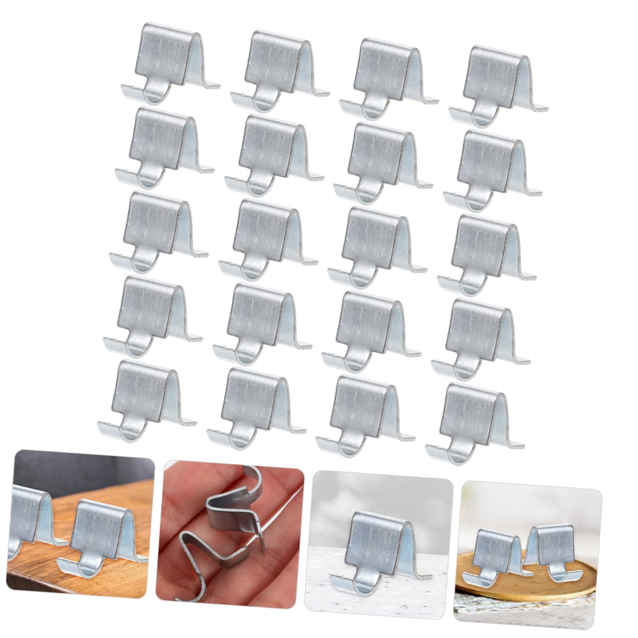 OSALADI 80piezas Clips De Estante Para Gabinete Soportes De Alta Resistencia Para Estanterías De Clips De Para Librerías y Muebles Accesorios De Instalación Versátiles
