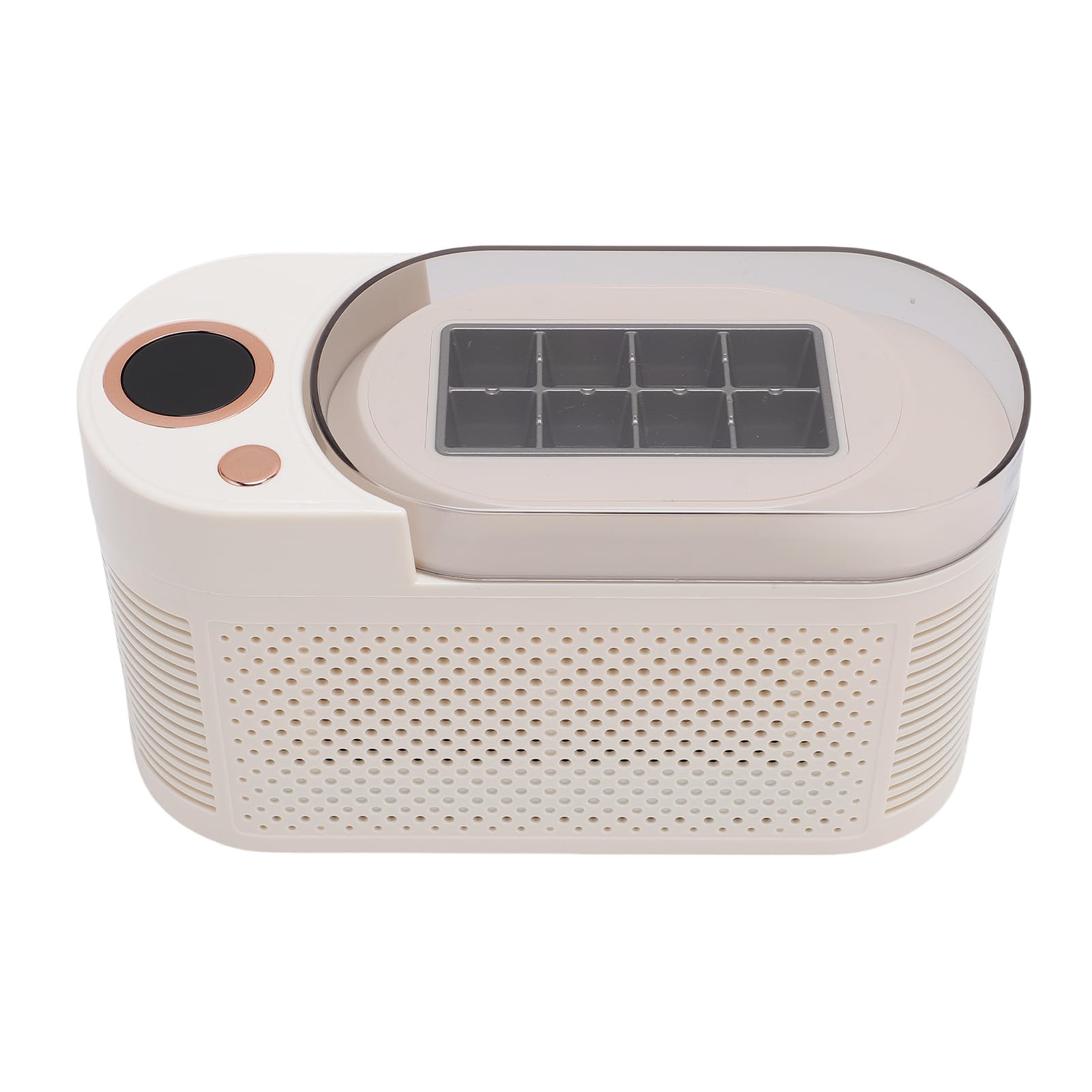 GLOGLOW Macchina per il Ghiaccio Automatica Portatile per Macchina per il Ghiaccio da Tavolo con Produzione Rapida di per il Piano di Lavoro da Campeggio del Dormitorio (Spina europea)