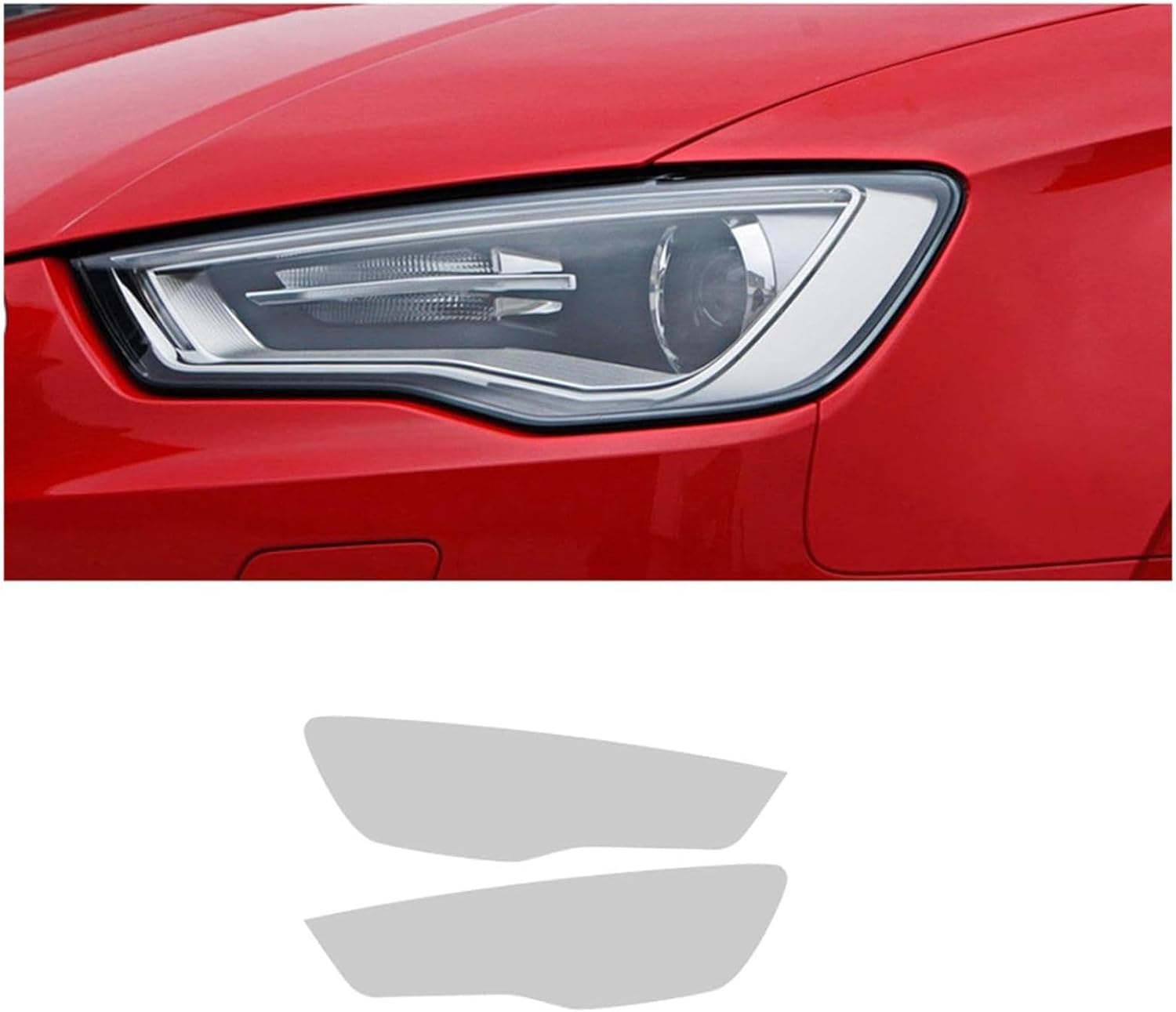 SamLng Car Front Light Film for S3 2014 2015 2016 Headlight Protection Sticker Car Front Headlamp Protection Film car Lights Film Headlight Anti-Scratch Non-Yellowing Protective Film