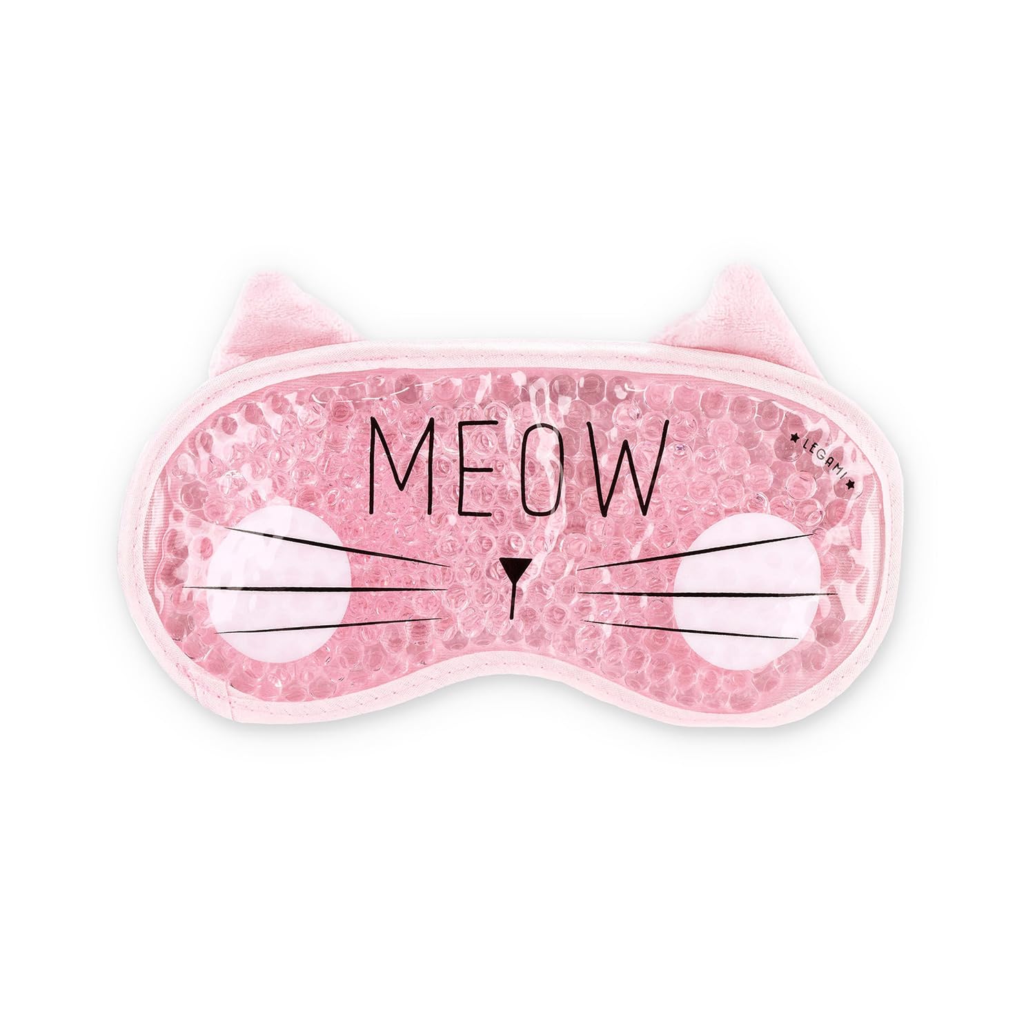 Legami - Chill Out, Maschera Gel per Occhi, 19,5x11 (H MAX) cm, in PVC e Poliestere, Tema Kitty, Maschera Riutilizzabile, Elastico Regolabile, Perfetta Vestibilità, Effetto Caldo e Freddo