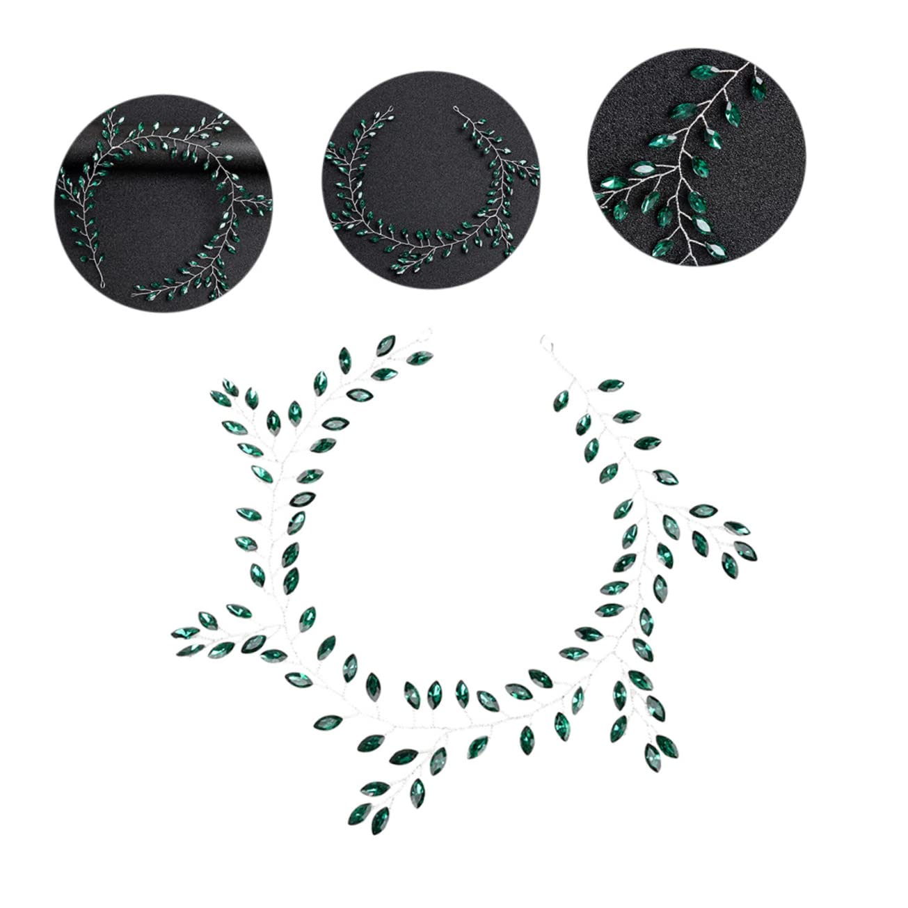 FRCOLOR 5 Stück Haarschmuck Mädchen Accessoires Haargummis Für Mädchen Braut Haarranken Kopfbedeckung Für Frauen Tiara schmuck Haarschmuck Haarbänder Hochzeit