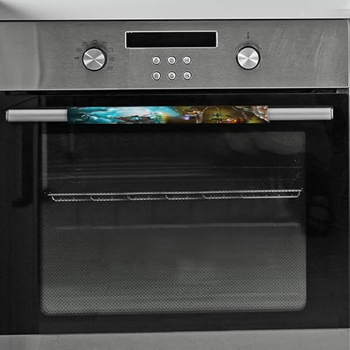 Vista 35 de Pardick Juego de 2 fundas para manija de puerta de refrigerador, huevo de madera de Pascua, lavable, para nevera, lavavajillas, Mocrowave, horno, z