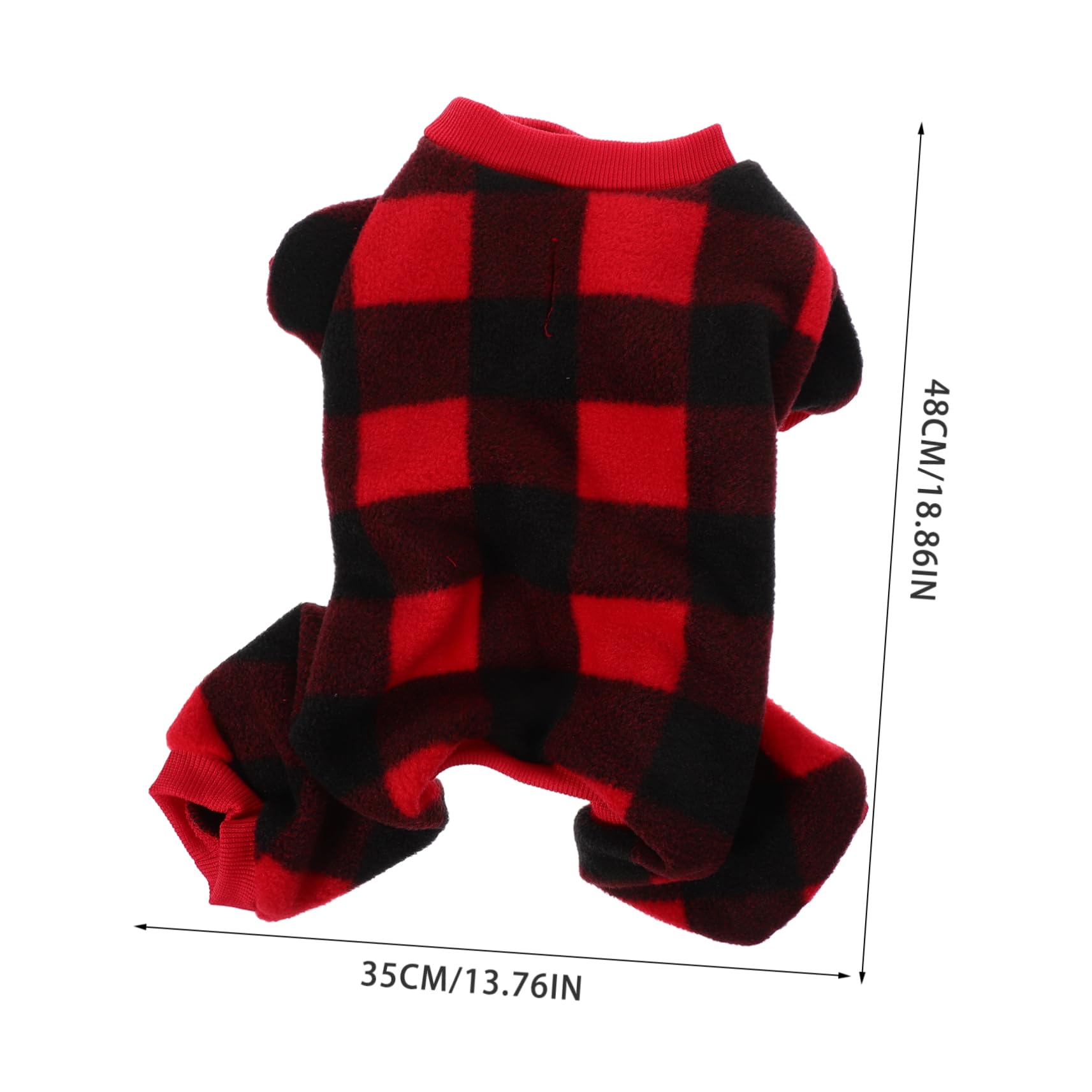 BESPORTBLE 4pièces Gilet pour Chien Hiver Adorable Respirante Et Anti-Vent pour Petits Et Moyens Chiens Vêtement Douillet Et Confortable
