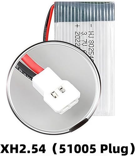 Miniatura 5 de 2 unids 3.7 V 600 mAh 25C 802540 batería recargable Lipo con cargador USB para Syma X5C X5SW Hengqi 905 Cheerson CX-30 Quadcopter RC Drone piezas de