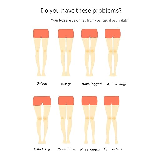 Miniatura 2 de Cinturón de corrección de piernas - Vendaje corrector de piernas ajustable 3 en 1 OX - arco, cinturón corrector de ocho caracteres interior,