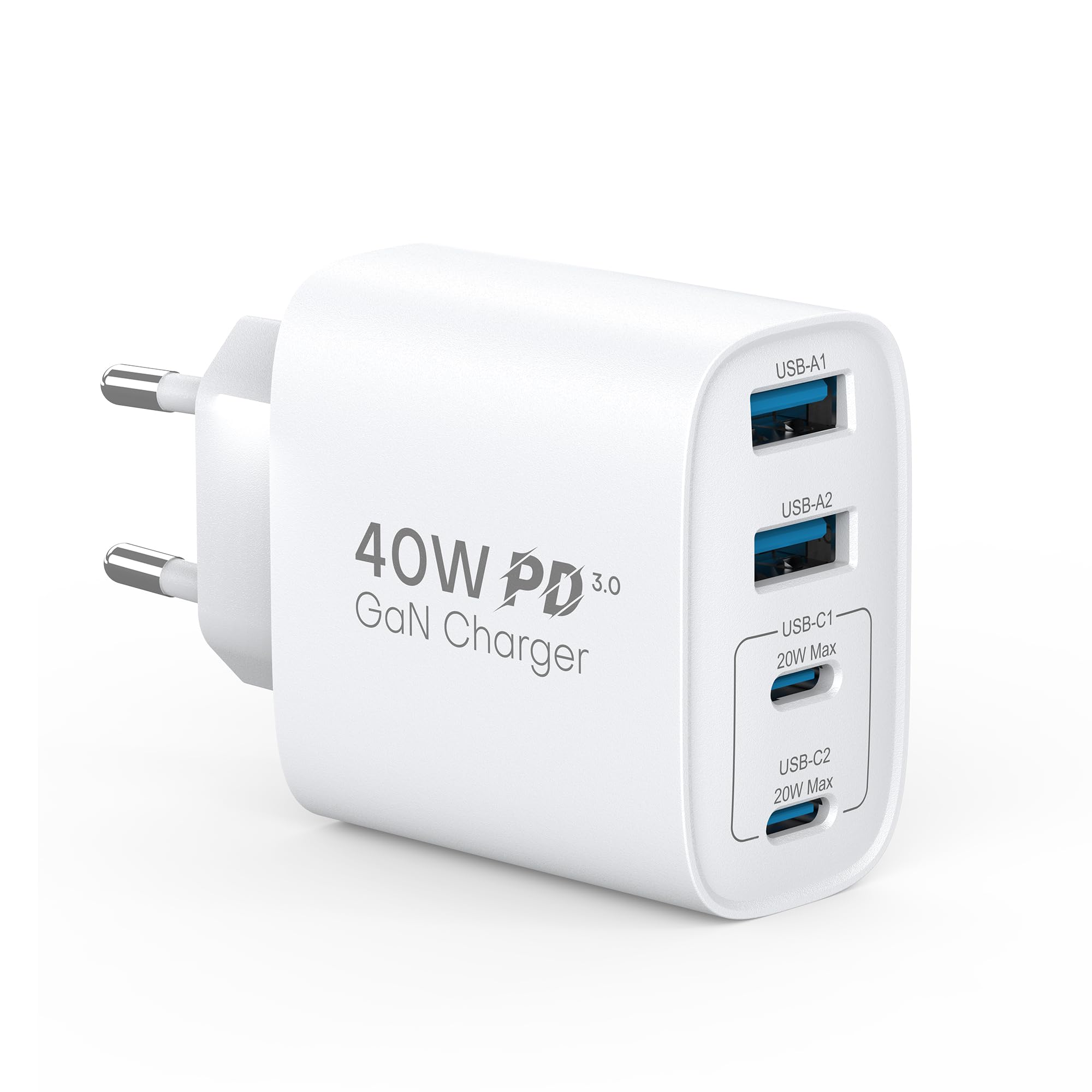 TOPADRE USB C Ladegerät, 40W 4-Port