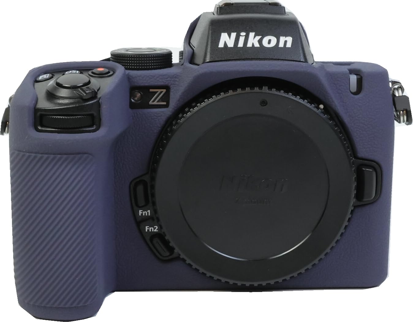 Z50 II Camera Case, BMAOLLONGB Fullbody Thin Lightweight Silicone Camera Skin Body Rubber Cover Case for Nikon Z50 II Z50II (Blue)