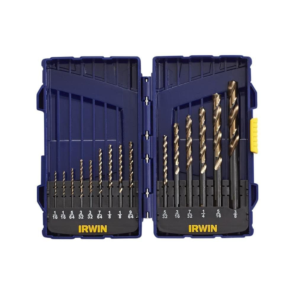 IRWIN Tools Drill BIT 15PC Cobalt Set