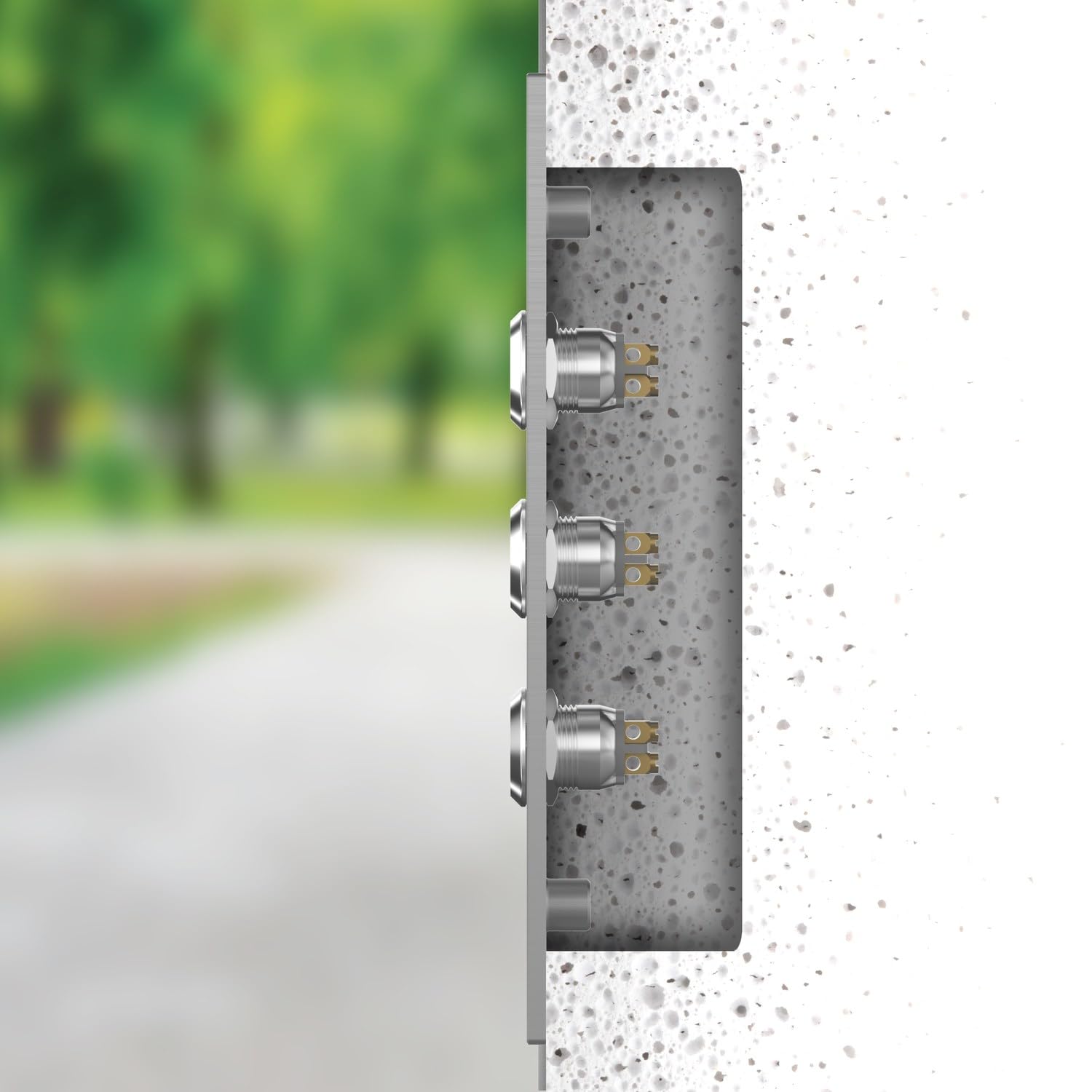 Campanello Con Targhetta LED - Acciaio Inox Con Nomi Personalizzabili - Foto 6