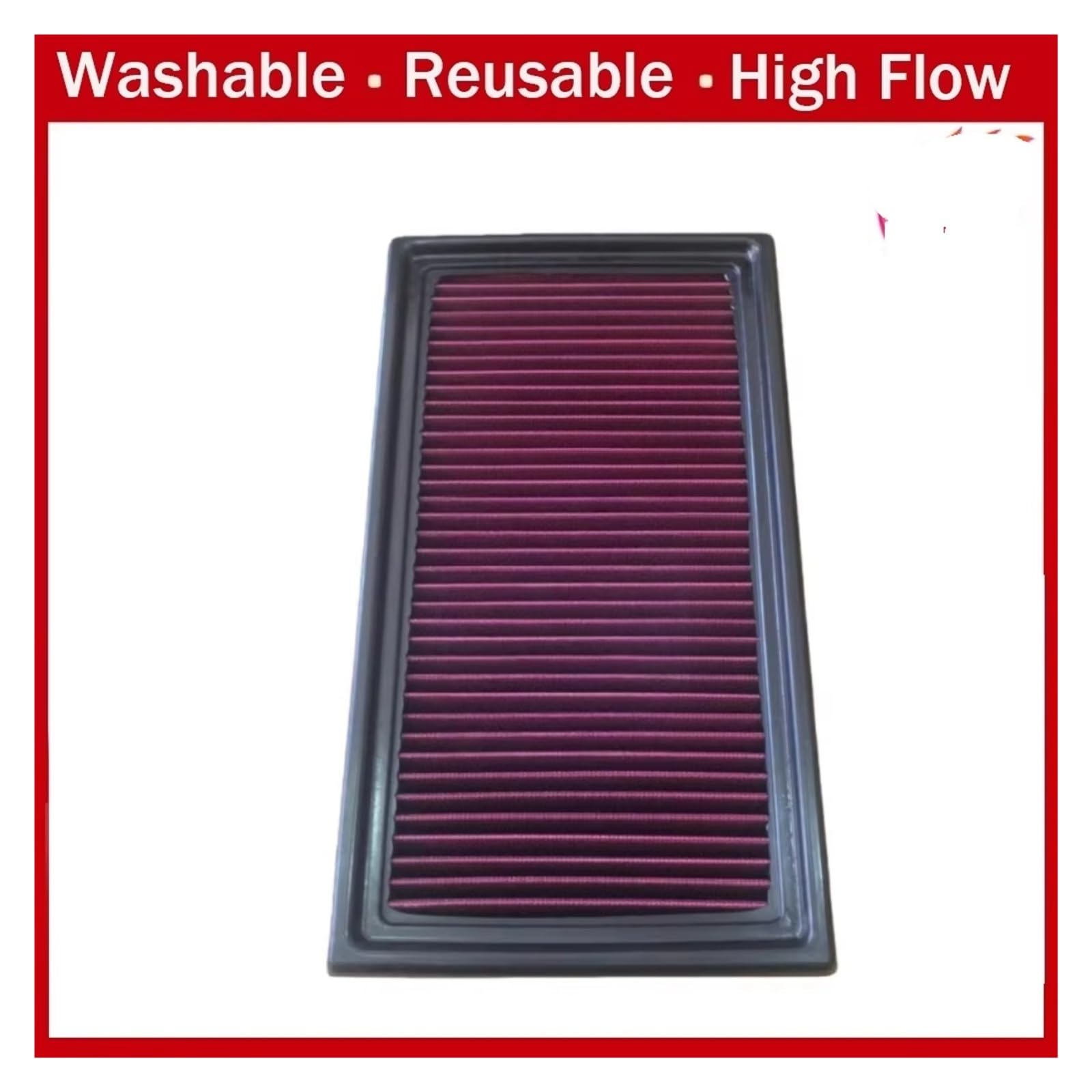 Filtro Aria per Suzuki per Swift III 1.3 1.5 1.6 2005-2008 13780-62J00-000 Filtro Aria per Auto Riutilizzabile Lavabile Ad Alto Flusso Filtro dell'Aria