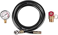 Vista 2 de Performance Tool W10058 Kit de reparación de tanque de aire con válvula de seguridad, manómetro y manguera de tanque de aire de 4 pies Kit