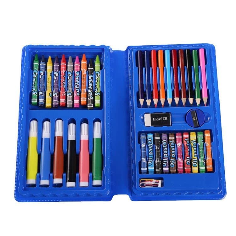 Kamy Traders 42 in 1 Color Box Pieces Coloring Kit Combo New Art Set Pencil,Crayons, Water Color, Sketch Pens for Kids Boys & Girls Best Birthday Gift (Random Color and Design) - Pack of 1 (B0D2LVV6P6) Amazon Price History, Amazon Price Tracker