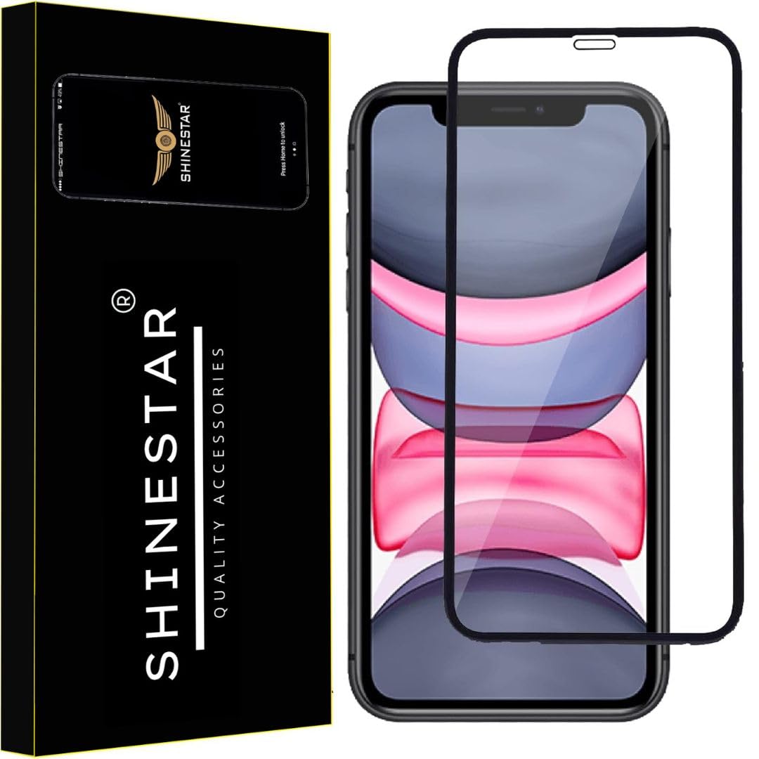 SHINESTAR Tempered Glass Screen Protector Compatible For iPhone 11 / XR (Black) Edge To Edge Coverage With Easy Installation for Smartphone (B0CWFDK5JT) Amazon Price History, Amazon Price Tracker