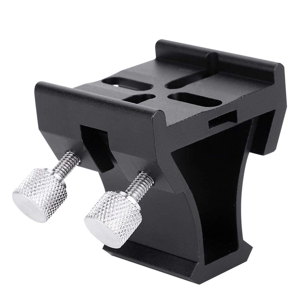 VBESTLIFE Accessorio per Telescopio Astronomico, Telescopio Cercatore Monte Coda di Rondine Slot Piastra Groove di Accessori Vite per