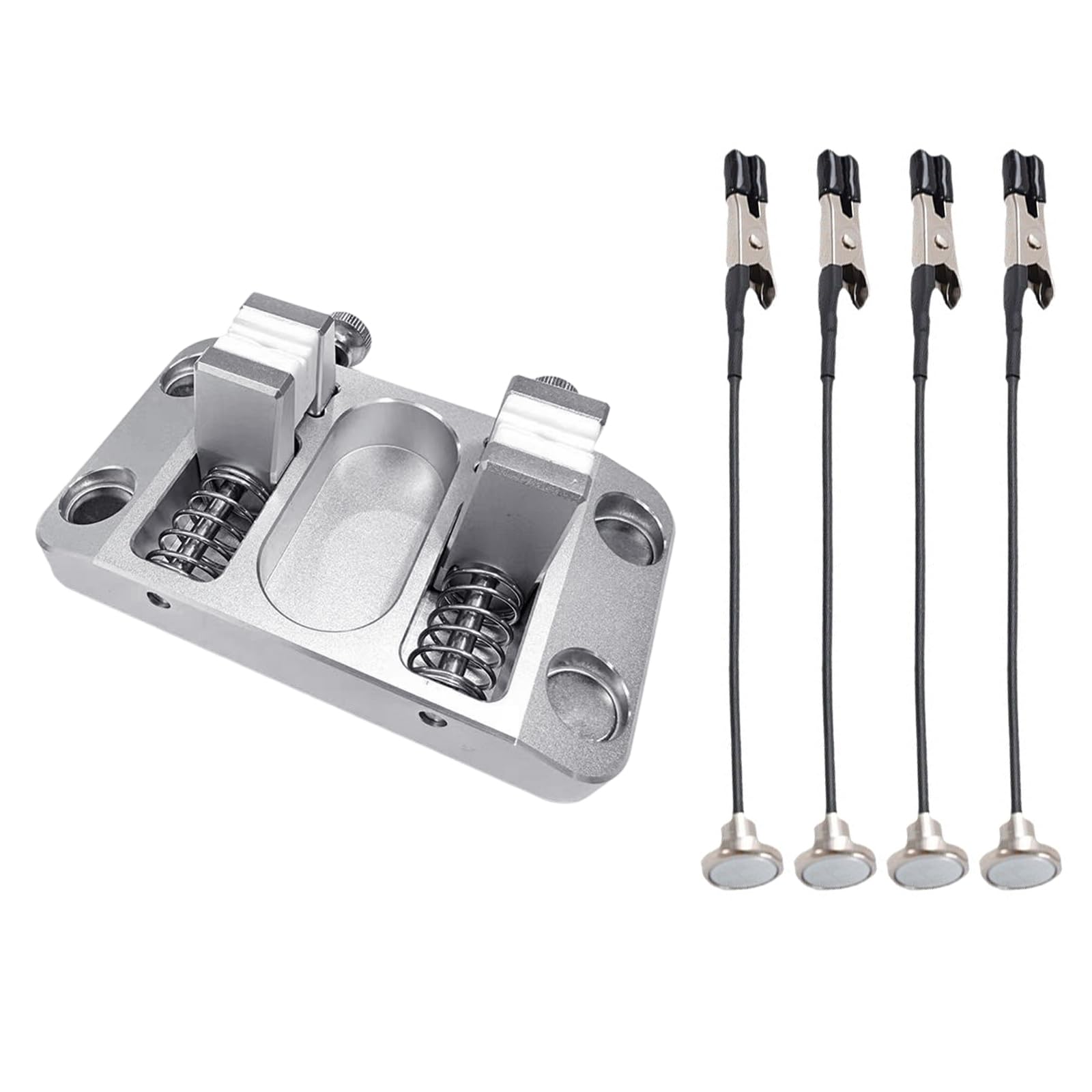 Shinlhua Duty Aluminum Welding Clamp With Jaw For Circuit Board Mounting Soldering Station Table Wire Welding Fixture Stand Wire Soldering Clamp