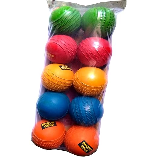 Fit City Care Rubber Cricket Balls Pack Of 10